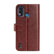 Nokia G11 Plus Hoesje - MobyDefend Wallet Book Case (Sluiting Achterkant) - Bruin