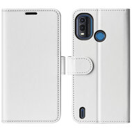 Nokia G11 Plus Hoesje, MobyDefend Wallet Book Case (Sluiting Achterkant), Wit
