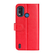 Nokia G11 Plus Hoesje, MobyDefend Wallet Book Case (Sluiting Achterkant), Rood