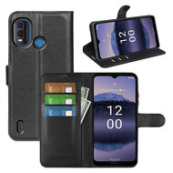 Nokia G11 Plus Hoesje - MobyDefend Kunstleren Wallet Book Case (Sluiting Voorkant) - Zwart