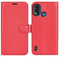 Nokia G11 Plus Hoesje, MobyDefend Kunstleren Wallet Book Case (Sluiting Voorkant), Rood