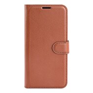 Motorola Edge 30 Neo Hoesje - MobyDefend Kunstleren Wallet Book Case (Sluiting Voorkant) - Bruin