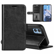 Motorola Moto E22 / E22i Hoesje, MobyDefend Wallet Book Case (Sluiting Achterkant), Zwart
