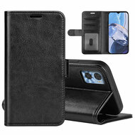 Motorola Moto E22 / E22i Hoesje - MobyDefend Wallet Book Case (Sluiting Achterkant) - Zwart