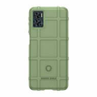 Motorola Moto E22 / E22i Hoesje, Rugged Shield TPU Gelcase, Groen