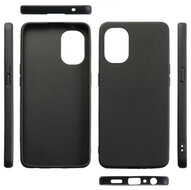 Oppo Reno 8 Lite Hoesje - MobyDefend TPU Backcover - Mat Zwart