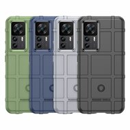 Xiaomi 12T / 12T Pro Hoesje, Rugged Shield TPU Gelcase, Groen