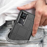 Xiaomi 12T / 12T Pro Hoesje - Mobydefend Rugged Shield TPU Backcover - Groen