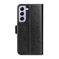 Samsung Galaxy S23 Hoesje, MobyDefend Wallet Book Case (Sluiting Achterkant), Zwart
