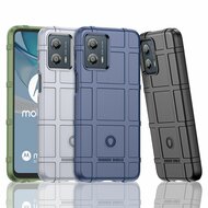 Motorola Moto G13 / G23 / G53 Hoesje, Rugged Shield TPU Gelcase, Zwart