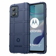 Motorola Moto G13 / G13 / G53 Hoesje, Rugged Shield TPU Gelcase, Blauw