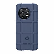 OnePlus 11 Hoesje, Rugged Shield TPU Gelcase, Blauw