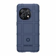 OnePlus 11 Hoesje - Mobydefend Rugged Shield TPU Backcover - Blauw