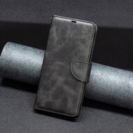 Motorola Moto G73 Hoesje - MobyDefend Wallet Book Case Met Koord - Zwart