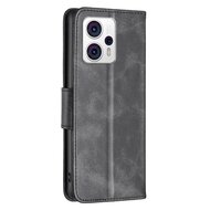 Motorola Moto G13 / G23 / G53 Hoesje - MobyDefend Wallet Book Case Met Koord - Zwart