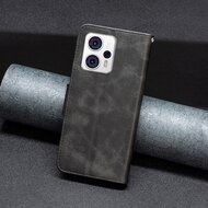 Motorola Moto G13 / G23 / G53 Hoesje - MobyDefend Wallet Book Case Met Koord - Zwart