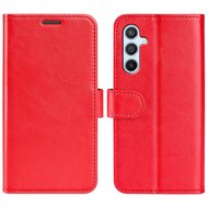 Samsung Galaxy A54 Hoesje, MobyDefend Wallet Book Case (Sluiting Achterkant), Rood