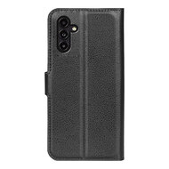 Samsung Galaxy A14 Hoesje - MobyDefend Kunstleren Wallet Book Case (Sluiting Voorkant) - Zwart