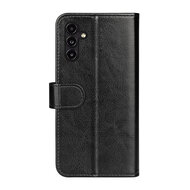 Samsung Galaxy A14 Hoesje - MobyDefend Wallet Book Case (Sluiting Achterkant) - Zwart