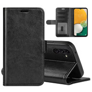 Samsung Galaxy A14 Hoesje - MobyDefend Wallet Book Case (Sluiting Achterkant) - Zwart