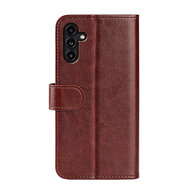 Samsung Galaxy A14 Hoesje - MobyDefend Wallet Book Case (Sluiting Achterkant) - Bruin