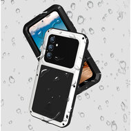 Samsung Galaxy A54 Hoes - Love Mei Metalen Case - Extreme Protection - Zilvergrijs