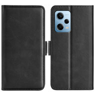 Xiaomi Redmi Note 12 Pro 5G Hoesje, MobyDefend Luxe Wallet Book Case (Sluiting Zijkant), Zwart