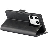 Xiaomi 13 Hoesje - MobyDefend Luxe Wallet Book Case (Sluiting Zijkant) - Zwart