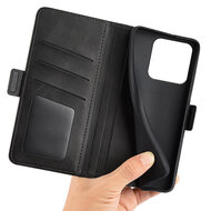 Xiaomi 13 Pro Hoesje, MobyDefend Luxe Wallet Book Case (Sluiting Zijkant), Zwart