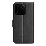 Xiaomi 13 Pro Hoesje, MobyDefend Luxe Wallet Book Case (Sluiting Zijkant), Zwart