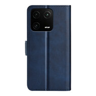 Xiaomi 13 Pro Hoesje, MobyDefend Luxe Wallet Book Case (Sluiting Zijkant), Blauw