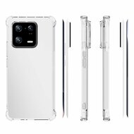 Xiaomi 13 Pro Hoesje - MobyDefend Transparante Shockproof TPU Backcover - Verstevigde Hoeken - Volledig Doorzichtig