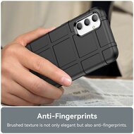 Samsung Galaxy A34 Hoesje - Mobydefend Rugged Shield TPU Backcover - Zwart