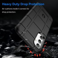 Samsung Galaxy A34 Hoesje - Mobydefend Rugged Shield TPU Backcover - Zwart