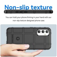 Samsung Galaxy A34 Hoesje - Mobydefend Rugged Shield TPU Backcover - Zwart
