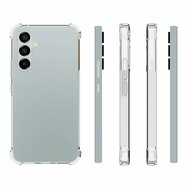 Samsung Galaxy A34 Hoesje - MobyDefend Transparante Shockproof TPU Backcover - Verstevigde Hoeken - Volledig Doorzichtig