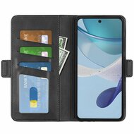 Motorola Moto G53 Hoesje - MobyDefend Luxe Wallet Book Case (Sluiting Zijkant) - Zwart