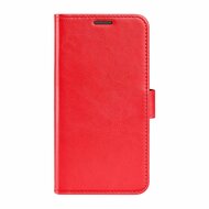 Motorola Moto G53 Hoesje, MobyDefend Wallet Book Case (Sluiting Achterkant), Rood