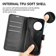 OnePlus 11 Hoesje - MobyDefend Kunstleren Wallet Book Case (Sluiting Voorkant) - Rood