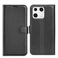 Xiaomi 13 Hoesje - MobyDefend Kunstleren Wallet Book Case (Sluiting Voorkant) - Zwart