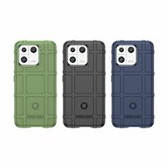 Xiaomi 13 Hoesje, Rugged Shield TPU Gelcase, Zwart