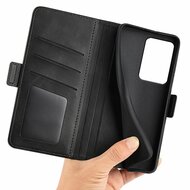 Xiaomi 13 Lite Hoesje - MobyDefend Luxe Wallet Book Case (Sluiting Zijkant) - Zwart