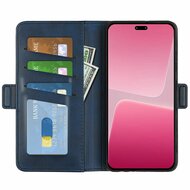 Xiaomi 13 Lite Hoesje - MobyDefend Luxe Wallet Book Case (Sluiting Zijkant) - Blauw