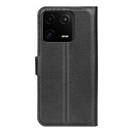 Xiaomi 13 Pro Hoesje - MobyDefend Kunstleren Wallet Book Case (Sluiting Voorkant) - Zwart