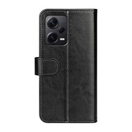 Xiaomi Redmi Note 12 Pro Plus 5G Hoesje - MobyDefend Wallet Book Case (Sluiting Achterkant) - Zwart