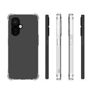 OnePlus Nord CE 3 Lite Hoesje, MobyDefend Transparante Shockproof TPU Gelcase, Verstevigde Hoeken, Volledig Doorzichtig