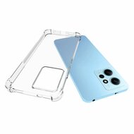 Xiaomi Redmi Note 12 4G Hoesje - MobyDefend Transparante Shockproof TPU Backcover - Verstevigde Hoeken - Volledig Doorzichtig