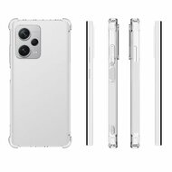 Xiaomi Redmi Note 12 Pro Plus 5G Hoesje - MobyDefend Transparante Shockproof TPU Backcover - Verstevigde Hoeken - Volledig Doorzichtig
