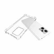 Xiaomi Redmi Note 12 Pro Plus 5G Hoesje - MobyDefend Transparante Shockproof TPU Backcover - Verstevigde Hoeken - Volledig Doorzichtig