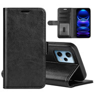 Xiaomi Redmi Note 12 Pro 5G Hoesje - MobyDefend Wallet Book Case (Sluiting Achterkant) - Zwart